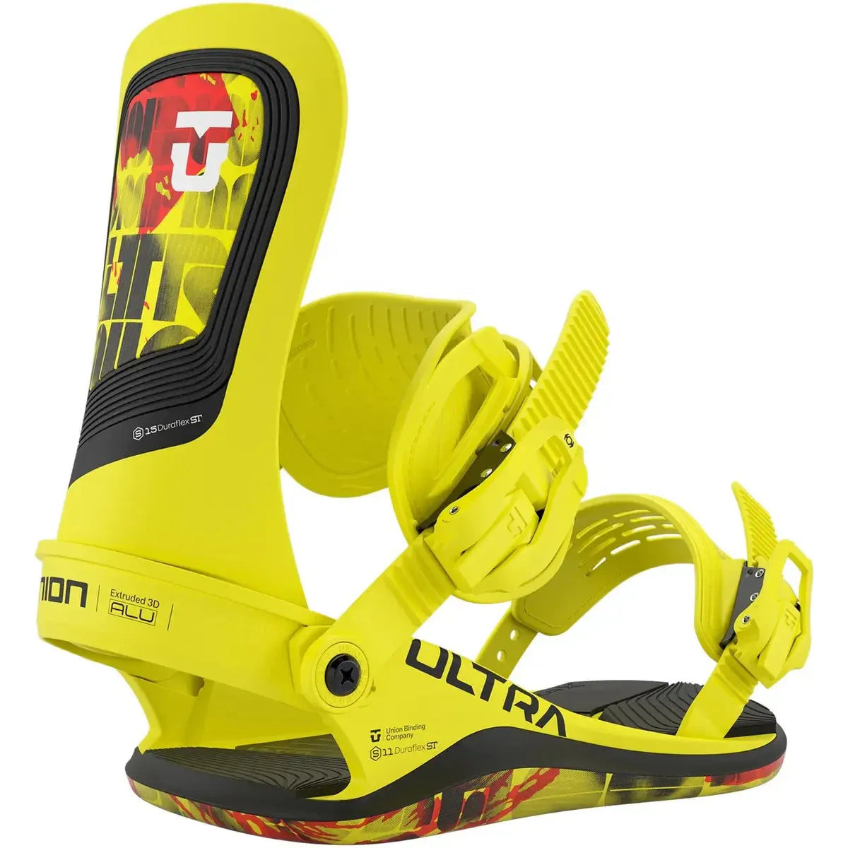 2026 Union Ultra Mens Snowboard Bindings - Hype Yellow