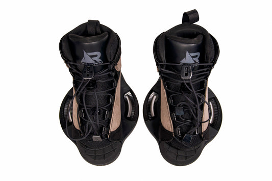 2027 Raptor Haze Wakeboard Bindings — dual locking lace zones