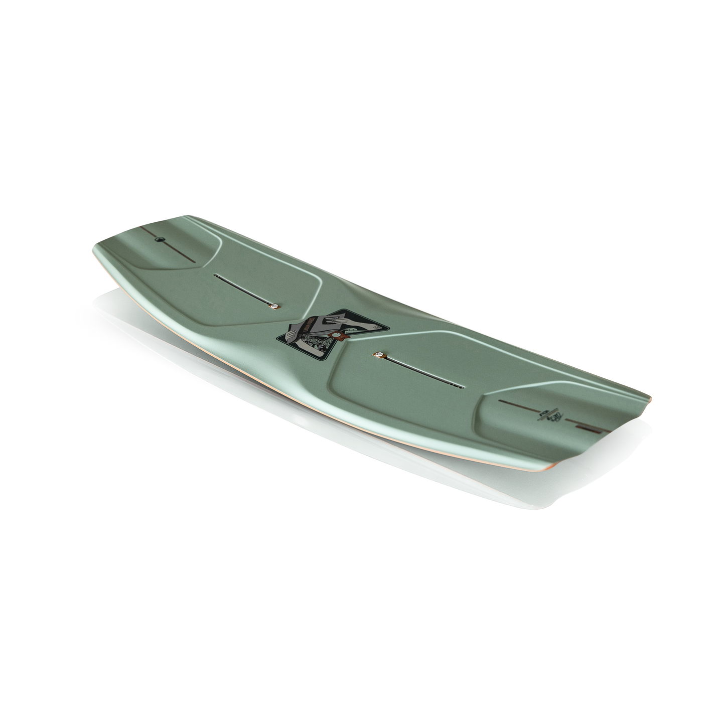 2027 Liquid Force Peak Wakeboard - angled view showing stepped deck and negative sidecut