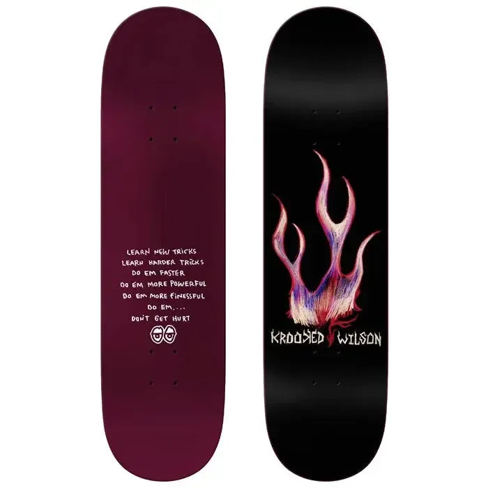 Krooked Wilson Flame 8.5 Skate Deck