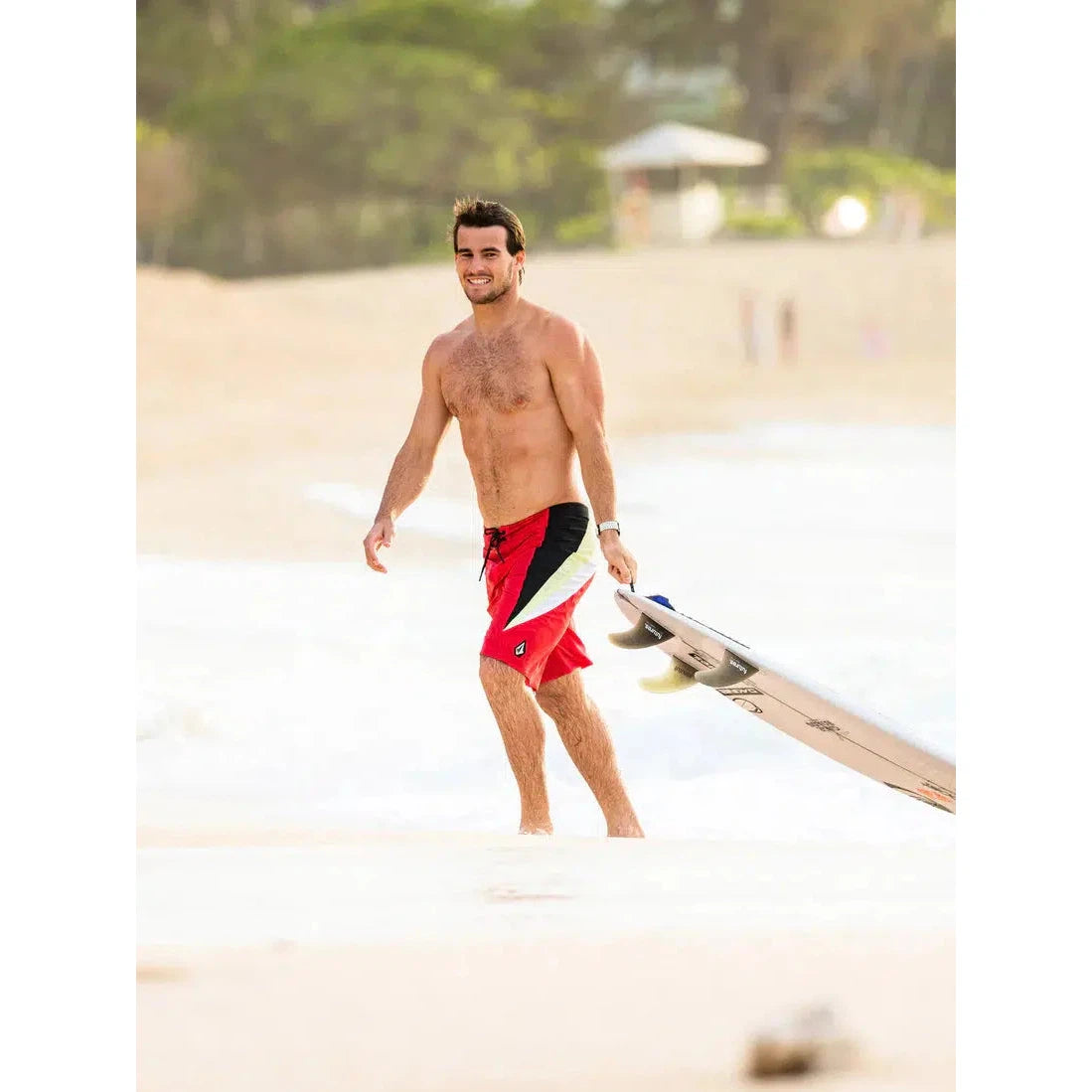 Volcom Surf Vitals J Robinson Mod 20" Boardshorts - Ribbon Red