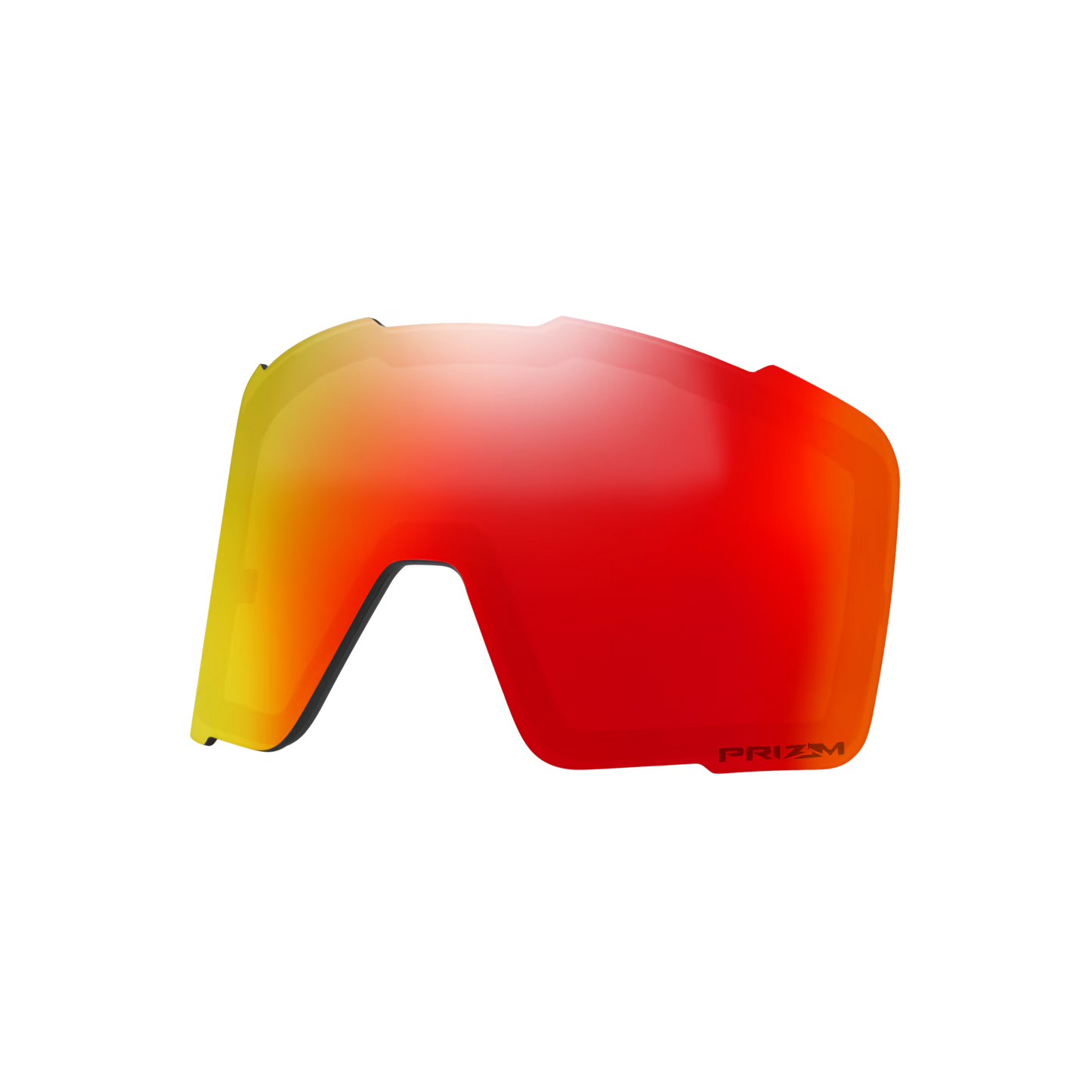 Red-orange mirrored snow goggle replacement lens, ideal for snowboarding or wakeboarding.
