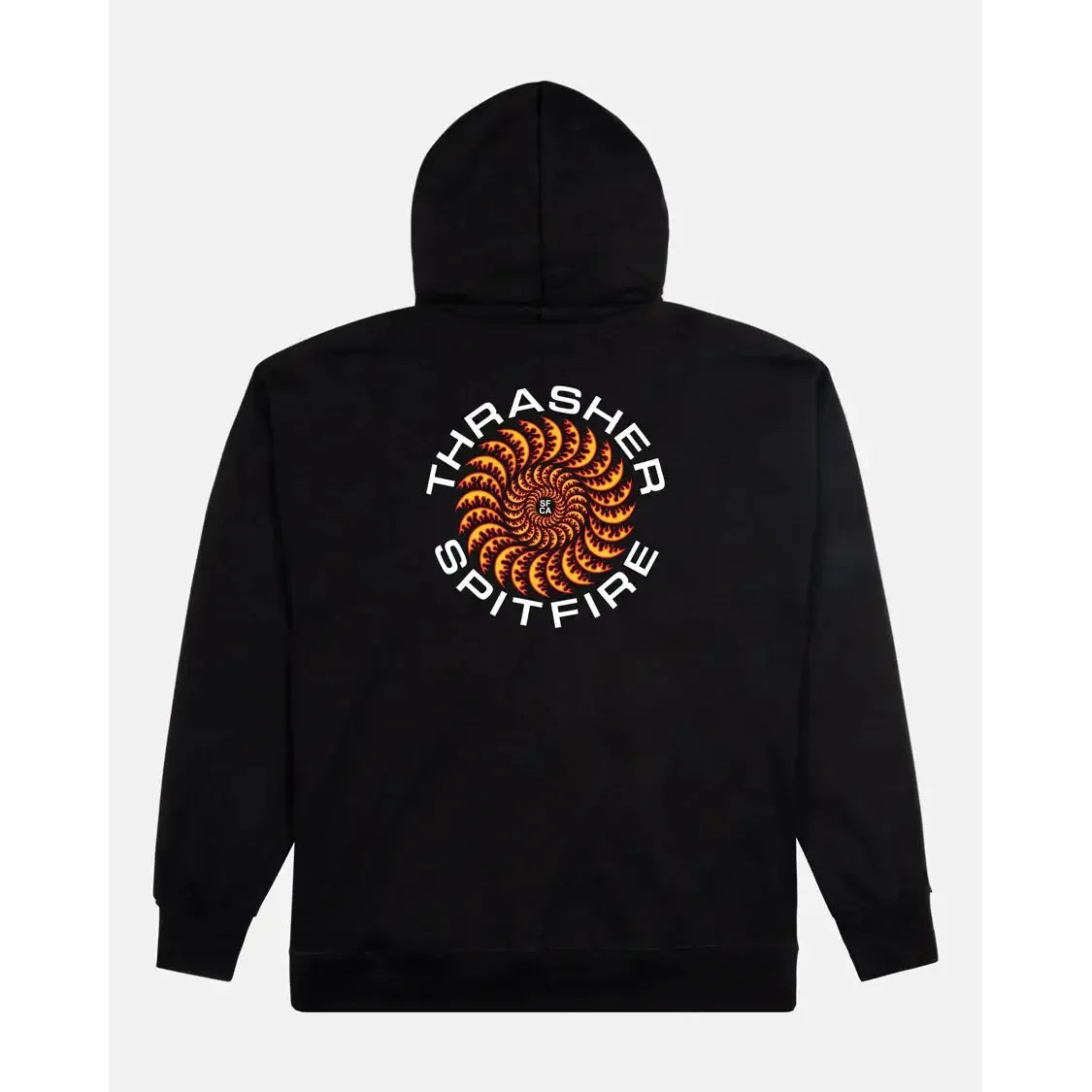 Thrasher x Spitfire - Classic Swirl Hoodie - Black