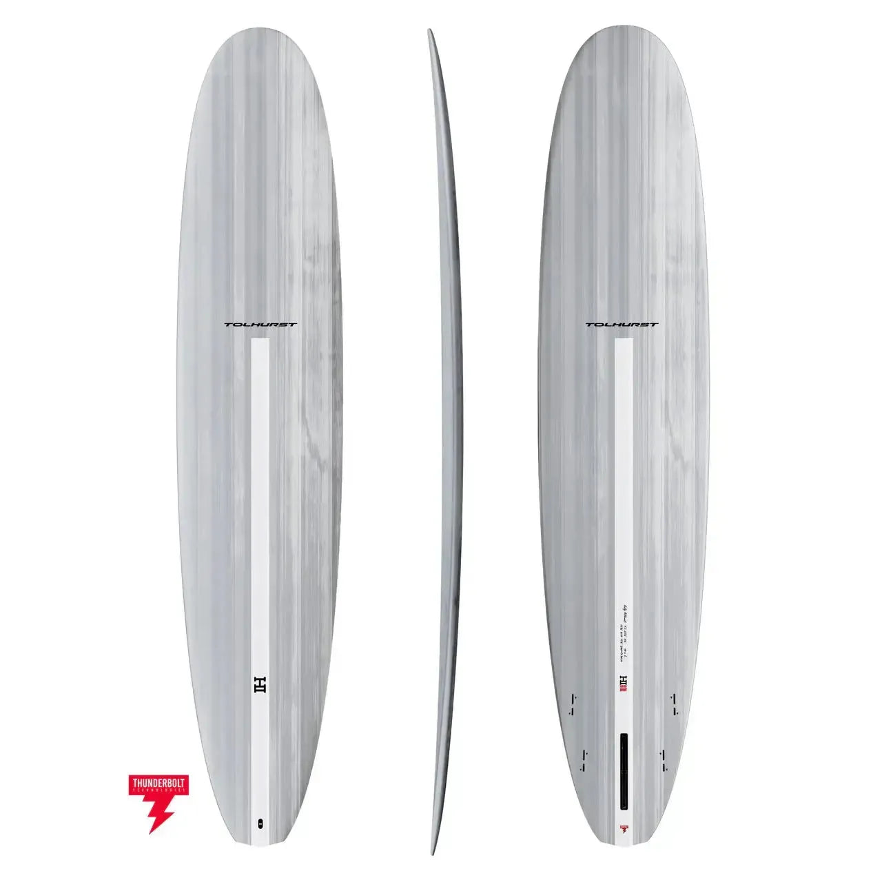 Tolhurst Diamond Driver Thunderbolt 9'6 Surfboard - White Candy