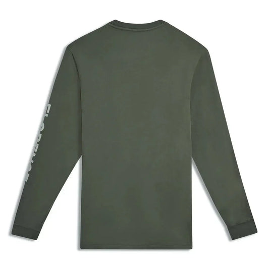 Florence Marine X Burgee LS Tee - Moss Grey