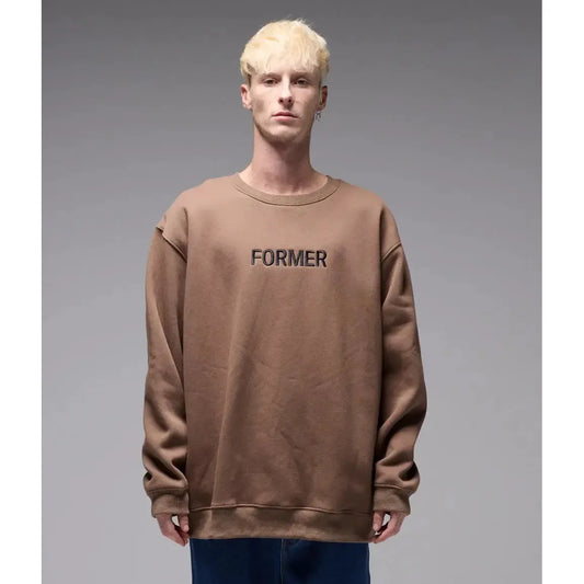 Former Legacy Emblem Crew Jumper - Choc