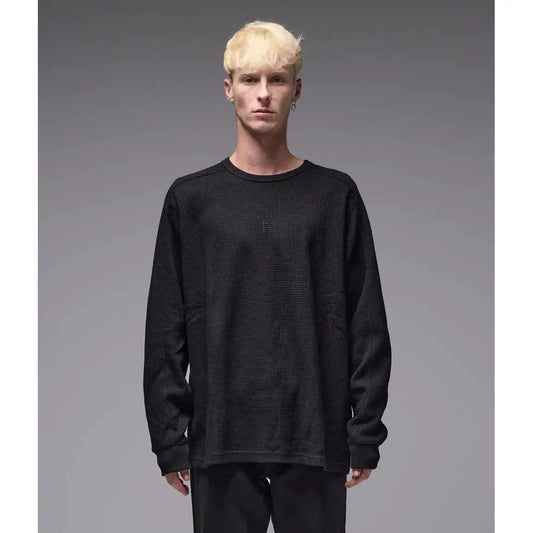 Former Franchise Waffle LS T-Shirt - Black