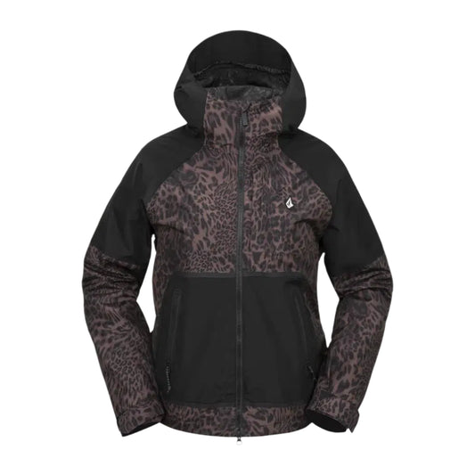 2025 Volcom Revna 20K Womens Snow Jacket - Leopard