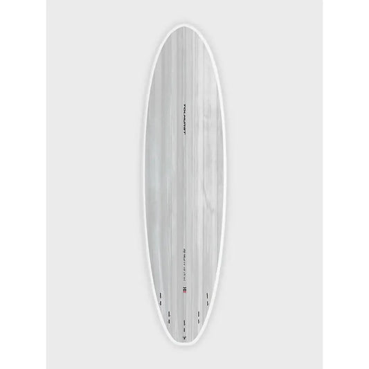 Tolhurst Thunderbolt HI Moe Surfboard - White Candy