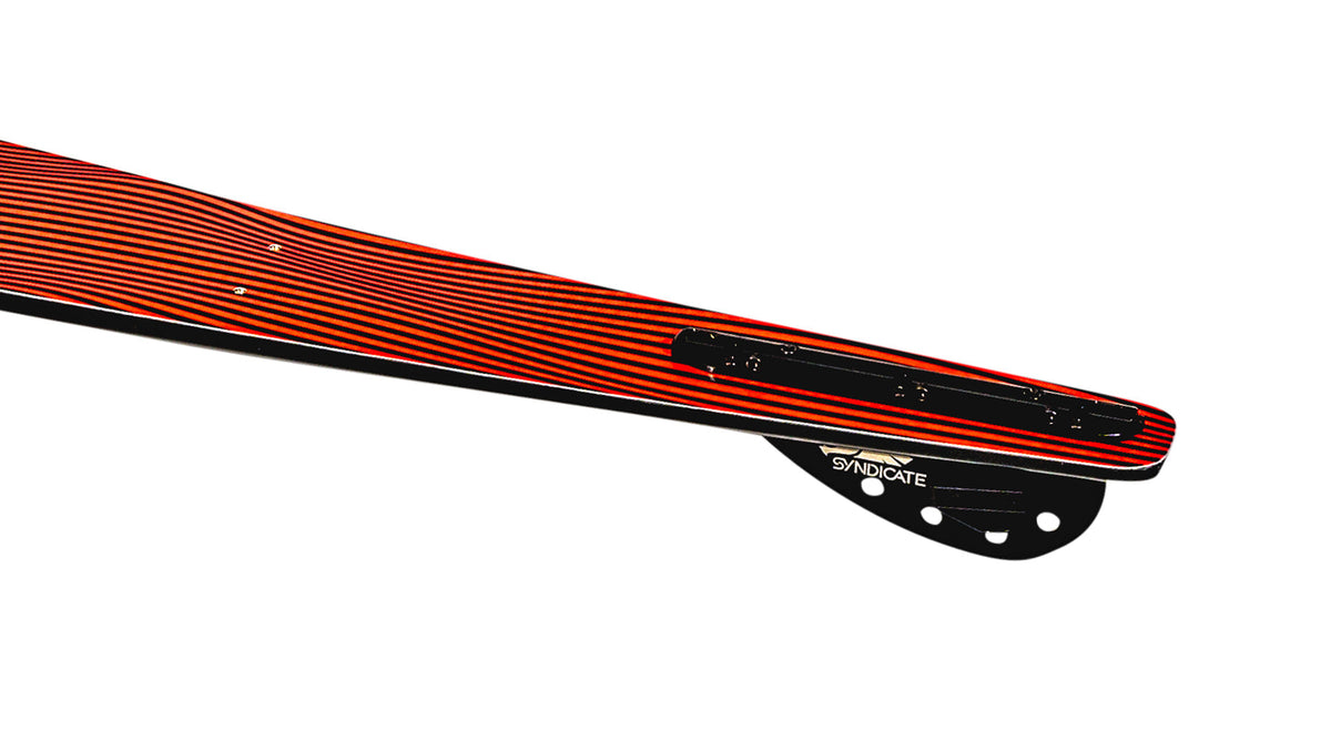2027 HO Syndicate Works 01 Slalom Ski — tail and fin detail
