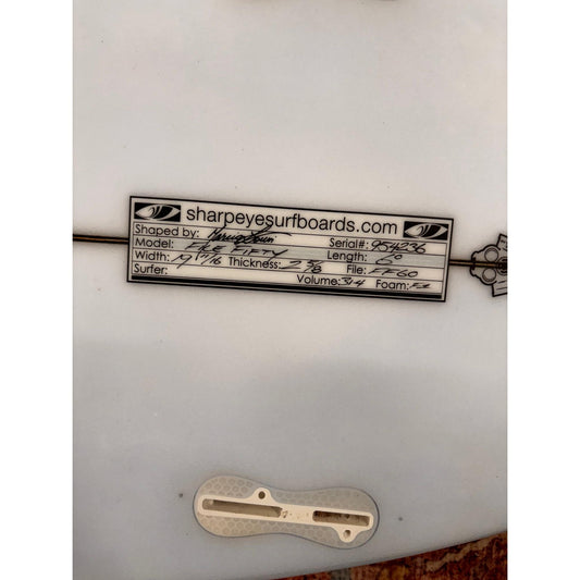Sharpeye File Fifty Pre Loved Surfboard