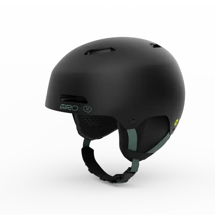 2026 Giro Ledge FS Mips Snow Helmet | dark green log and strap