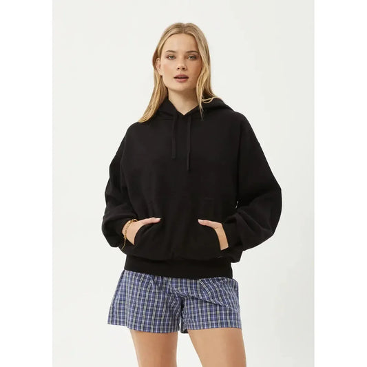 Afends Genesis Boxy Hoodie - Black