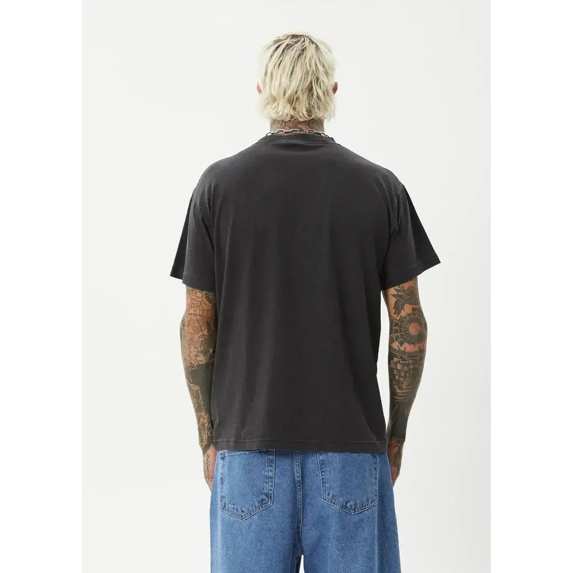 Afends Genesis Heavywight Boxy Tee - Stone - Welcome Boardstore