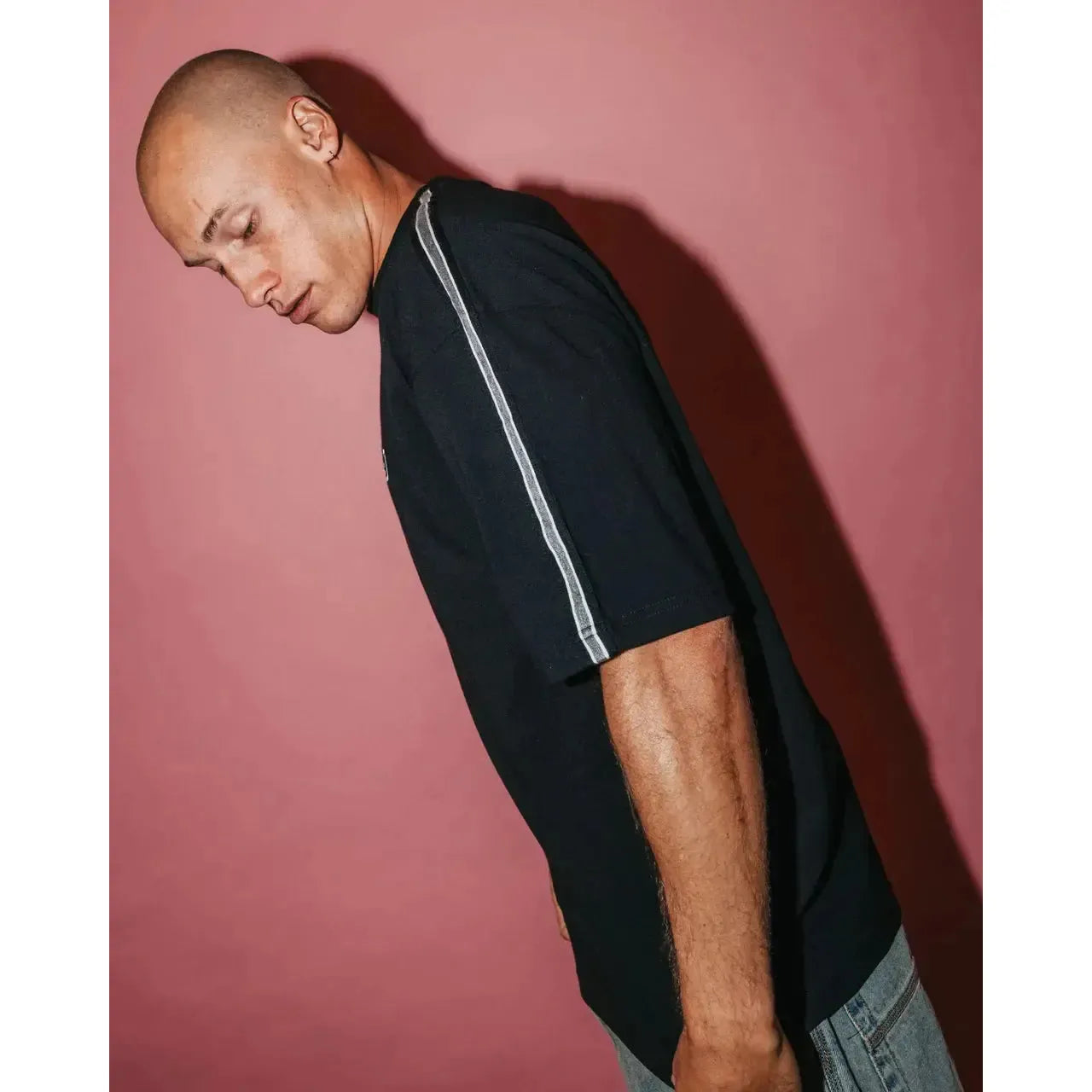 Rusty Gaffa Taped Short Sleeve T-Shirt - Black