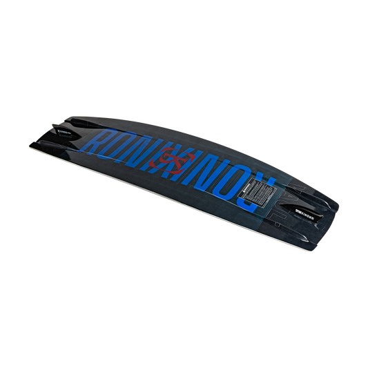 2027 Ronix Vault Wakeboard Package — base, variable rail and moulded-in fin detail