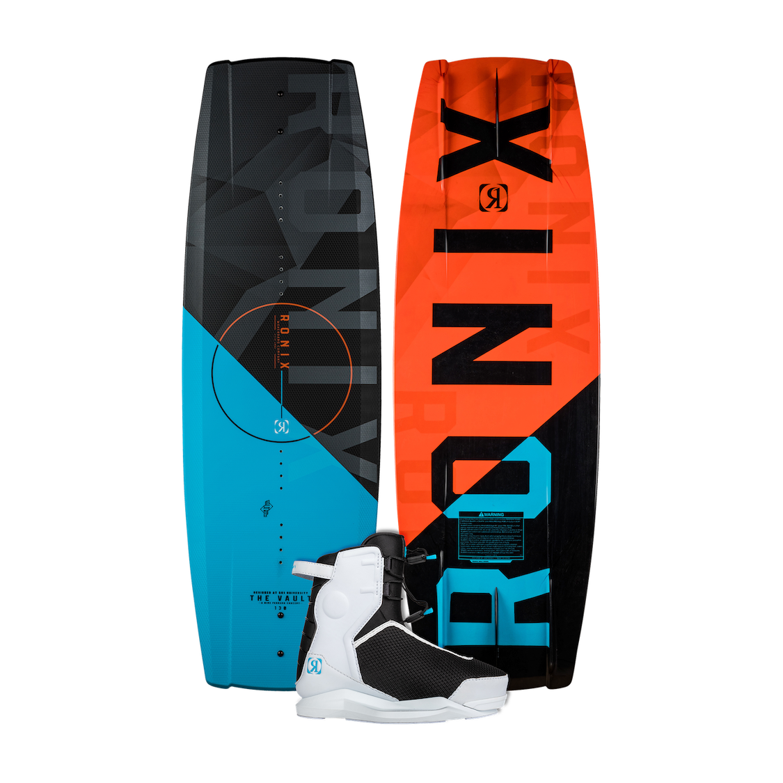 2026 Ronix 130 Vault with Vision Boots Wakeboard Package