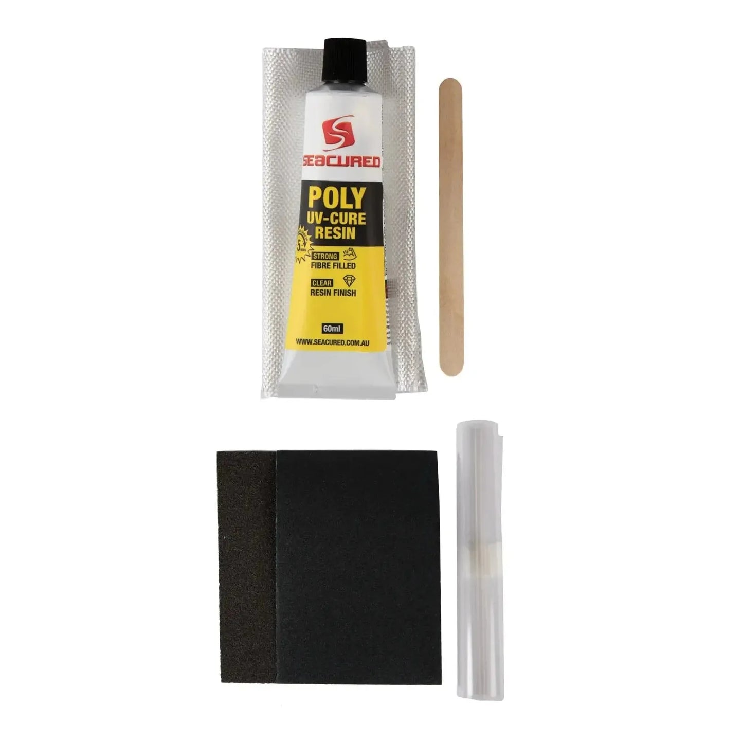 Seacured Polyester UV-Cure Repair Kit - 60ml