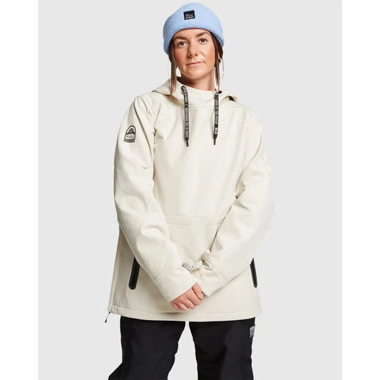 2025 Rojo Skyline Womens Snow Jacket - White Cap Grey