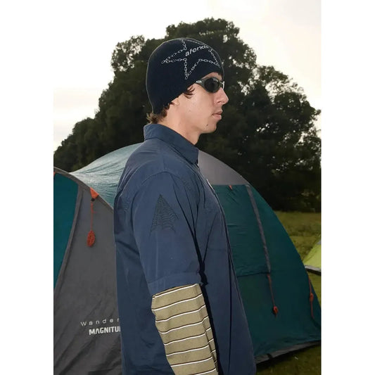 Afends Chains Recycled Beanie - Black