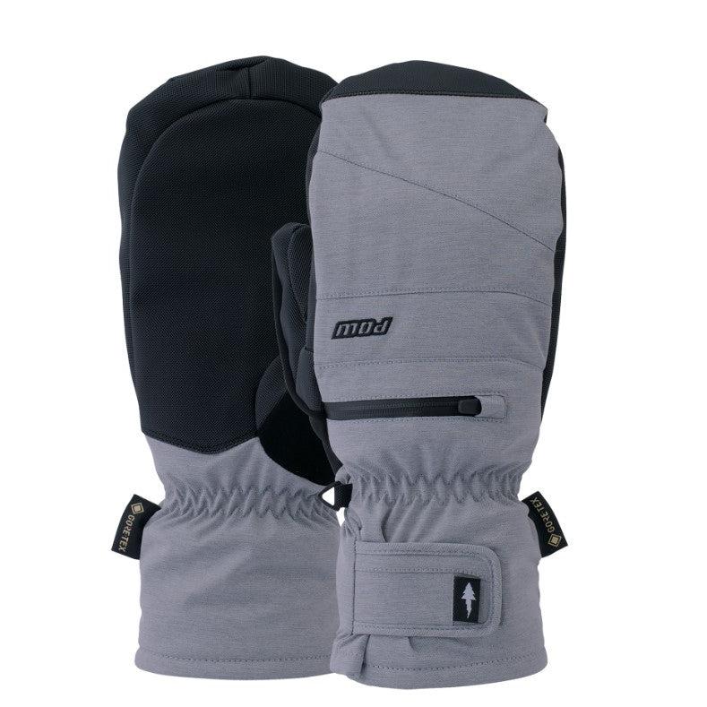 2025 Pow Wayback GTX Short Snow Mitts - Grey