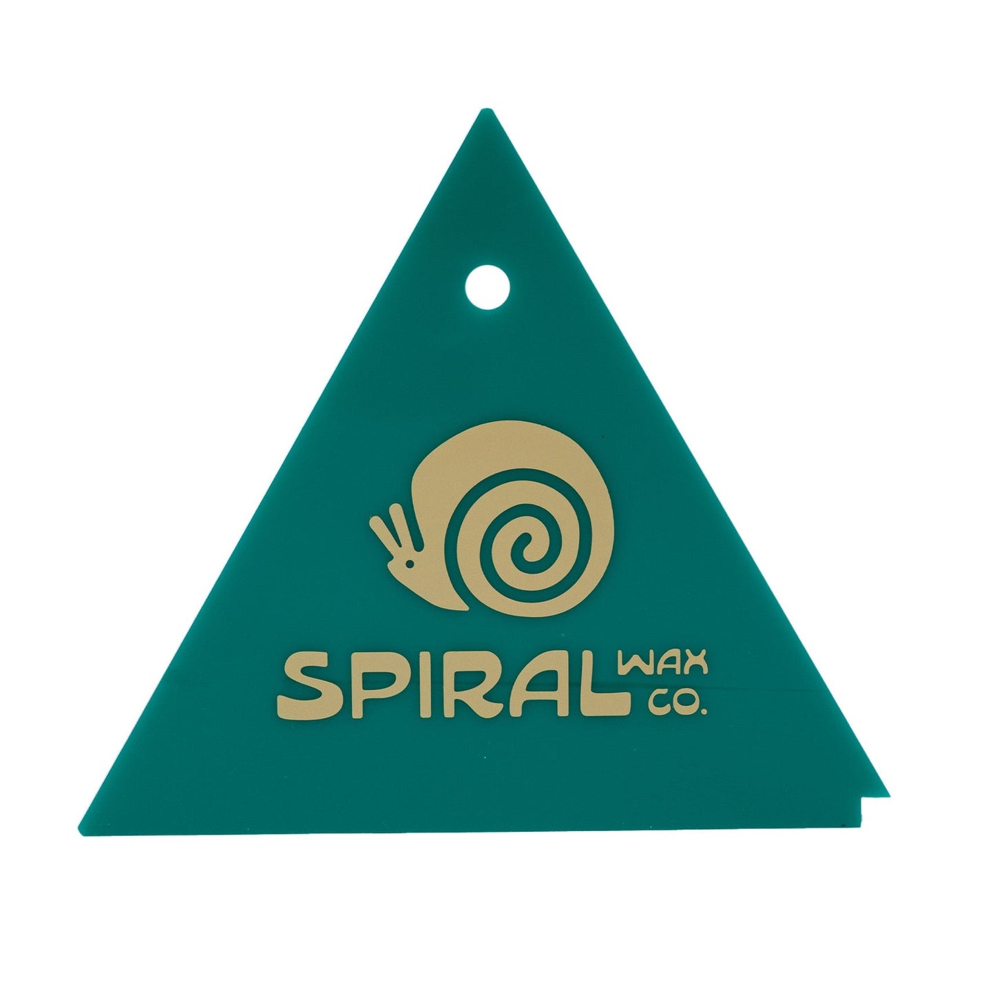 Spiral Tri-Force Wax Scraper angled