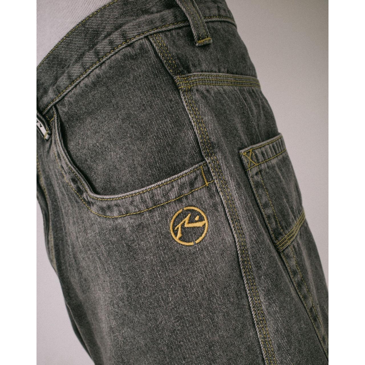 2026 Rusty Redemption Baggy Jeans - Washed Black 2