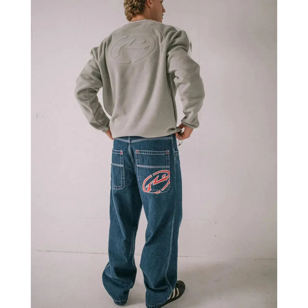 2026 Rusty Turbo Baggy Jeans - Deep Blue Sea