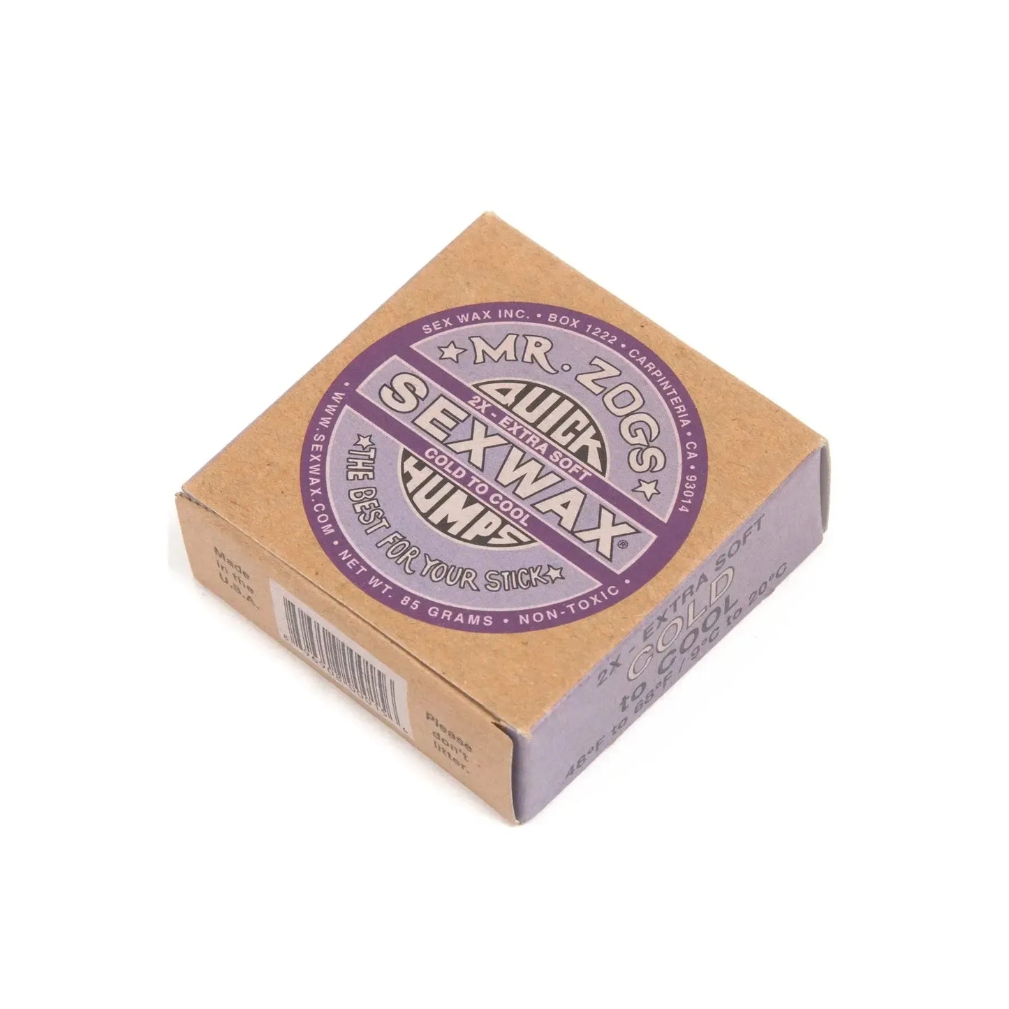 Sex Wax Quick Humps Purple/ Cold Water Surf Wax