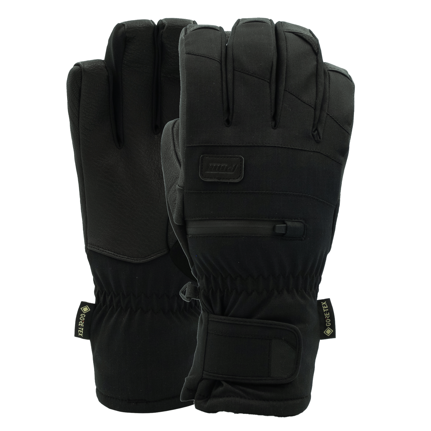 POW Wayback GTX Short Glove + Leather - Black