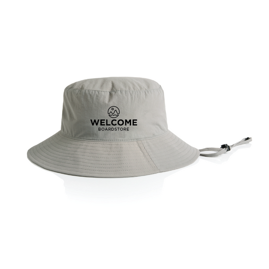 Welcome Boardstore Wide Brim Bucket Hat