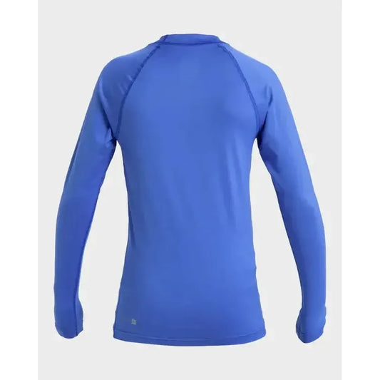2026 Quiksilver Everyay UPF50 Youth LS Rash Vest - Nebulas Blue