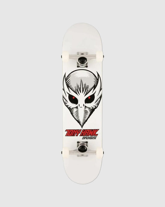 Birdhouse Level 1 Birdman Head Complete Skateboard White 7.5