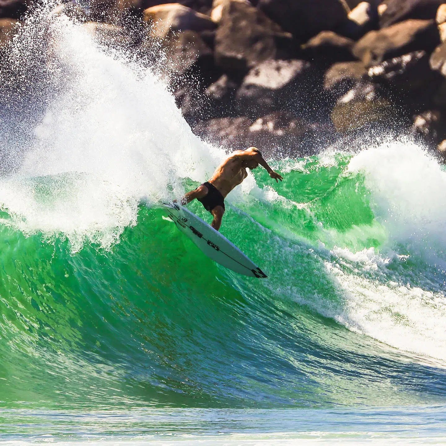 Futures DHD Honeycomb Tri Surfboard Fins (L)