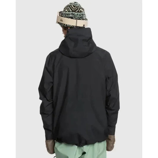 2026 Quiksilver Mission Gore-Tex Snow Jacket - True Black - Welcome Boardstore