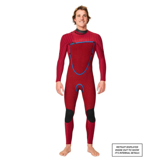 2025 O'Neill Hyper Fire X Chest Zip 4/3 Wetsuit