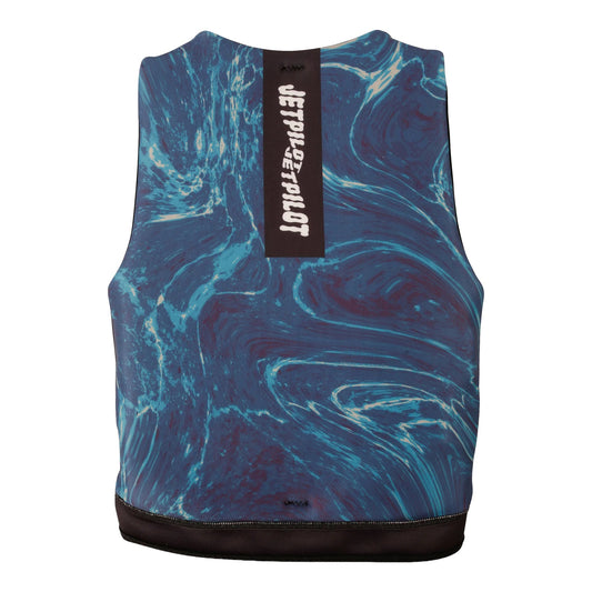 2027 Jetpilot Cause Boys F/E Youth Eco Vest - Black/Blue