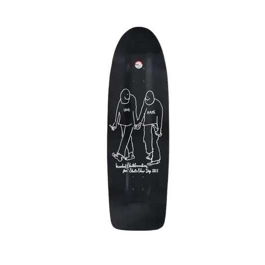 Krooked Beamer Hate SSD25 10.75 Skate Deck - Black