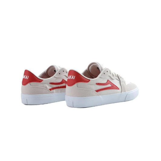 Lakai York - White/Red Suede