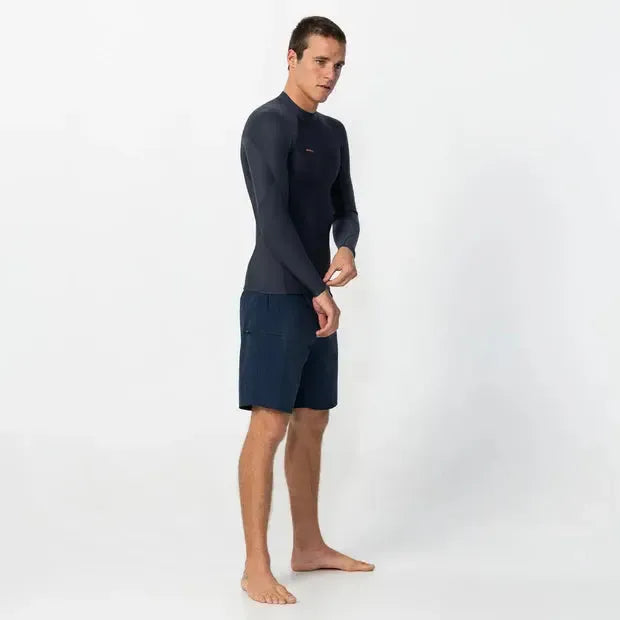 2026 O'Neill Hyperfreak LS Crew GBS 2mm Wetsuit Top - Gunmetal