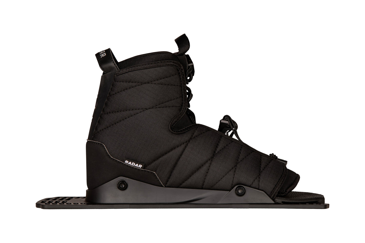 2027 Radar Prime REAR Boot Jet Black — right side profile