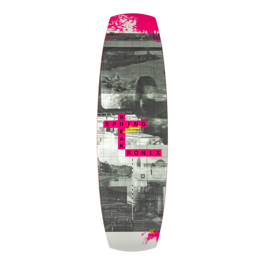2027 Ronix Spring Break Womens Wakeboard Pink Wordsmith — topsheet