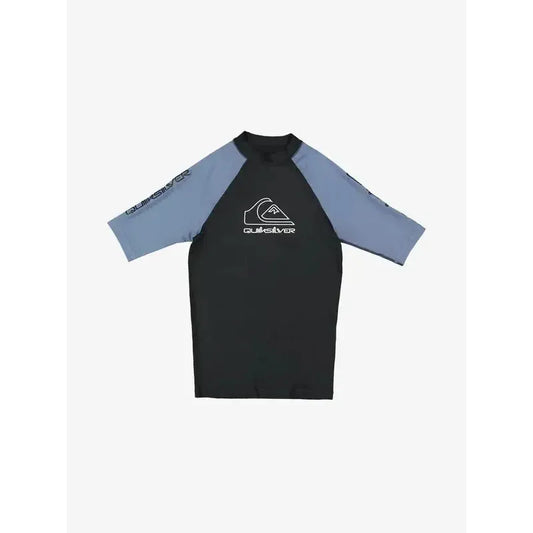 2026 Quiksilver On Tour Youth SS Rash Vest - China Blue