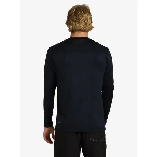 2026 Quiksilver Solid Streak LS Rash Vest - Black