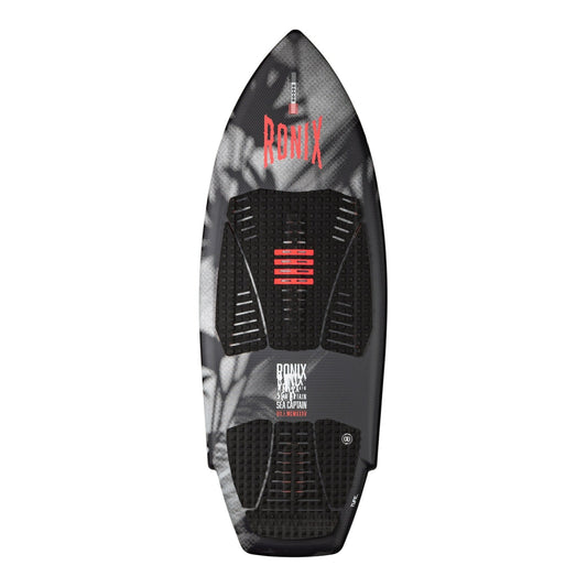 2027 Ronix Womens Sea Captain Tuff Tech Wakesurf Black / Pink — topsheet