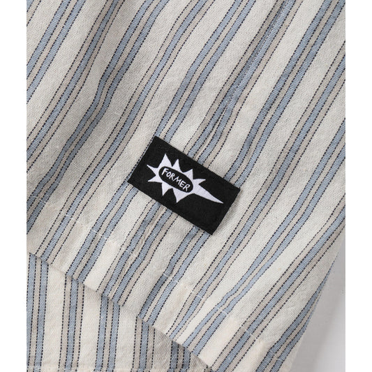 Former Reynolds Stripe SS Shirt - Bone