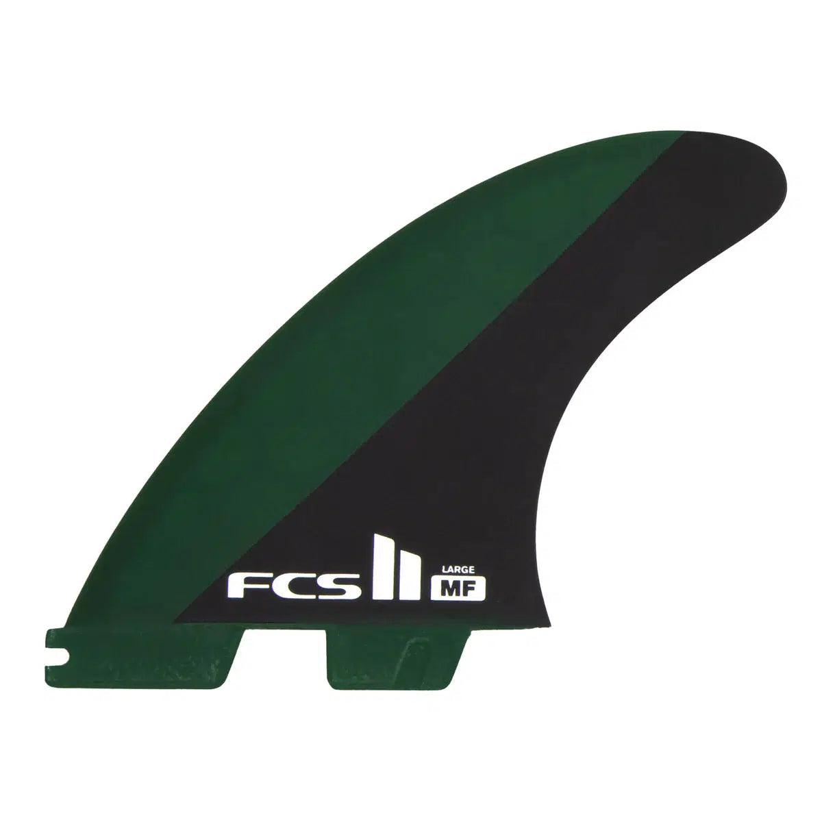 FCS II Mick Fanning PC Black/Olive Large Tri Fins