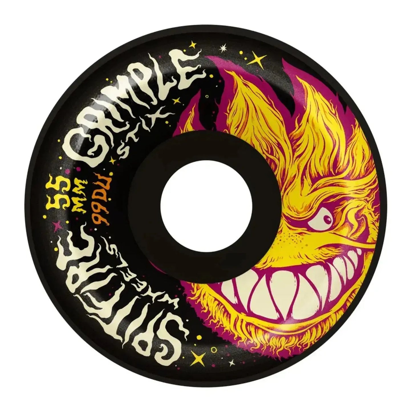Spitfire F4 Grimple Stix Lock-In Full 55mm 99D Skateboard Wheels - Black
