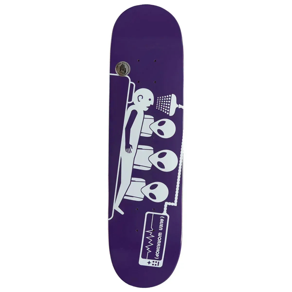 Alien Workshop Abduction 7.5 Skateboard Deck - Purple