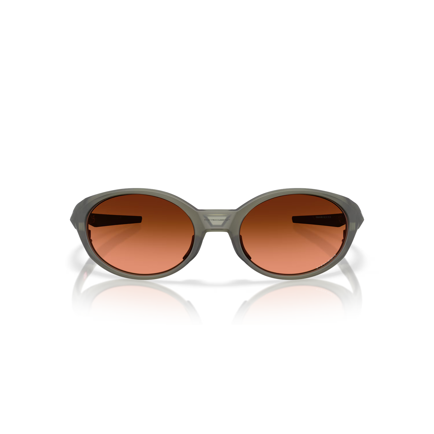 Sunglasses with brown lenses and gray frame on a transparent background